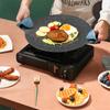 30 to 41cm Non-stick BBQ Grill Thick Cast Iron Frying Pan Induction Cooker Open Flame Cooking Pot Flat Pancake Griddle Uncoated