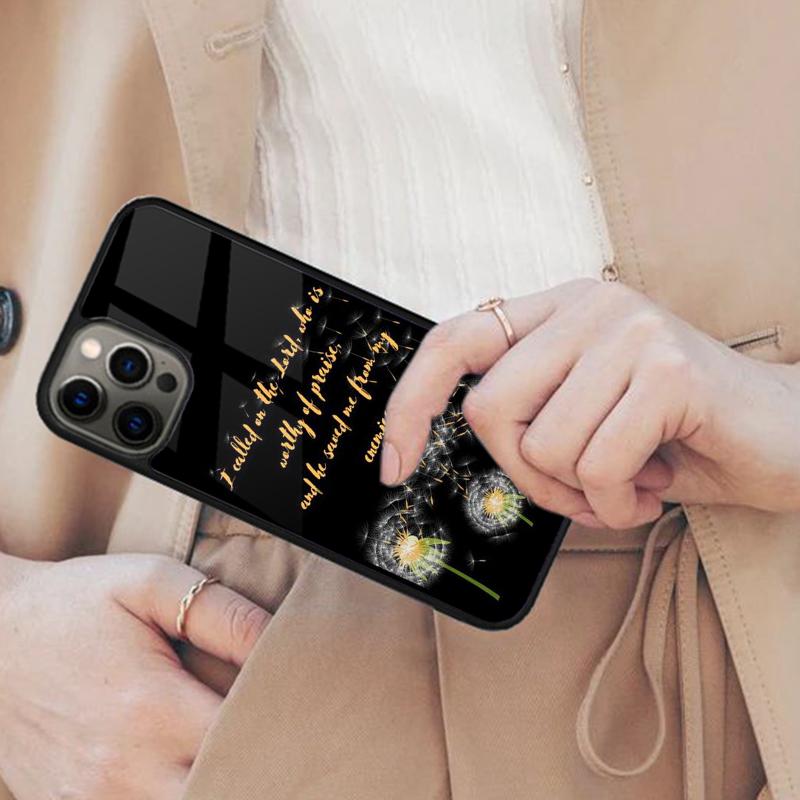 Psalm Quotes God Bible Jesus Christ Christian Magnetic Phone Case For APPLE iPhone 17 Air 16 14 13 12 Pro Max 15 Plus MagSafe