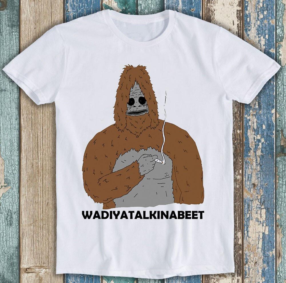 Sassy The Sasquatch Smoke Big Foot Lez Show Gamer Cult Gift Tee T Shirt M1006