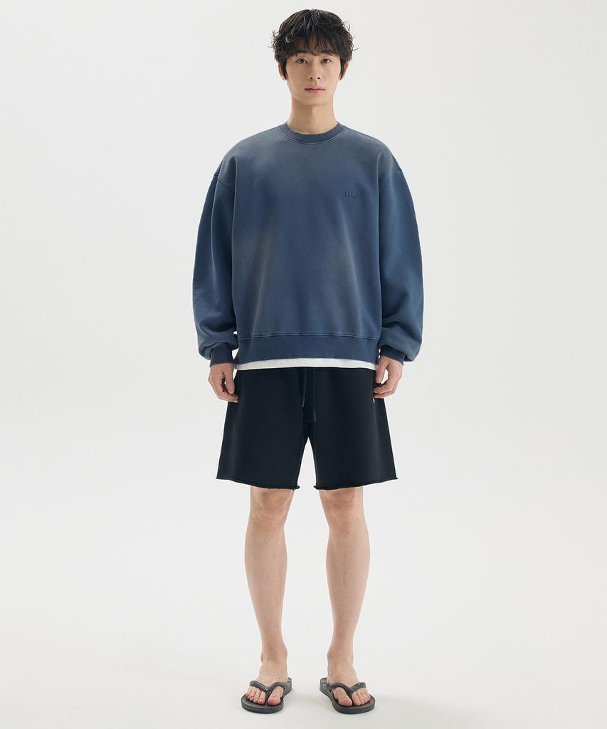 Matile Basic Logo Short Sweat Pants / Black