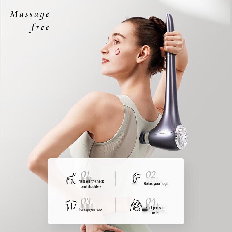 CLORIS Wireless Rechargeable Long Handle Percussion Massager