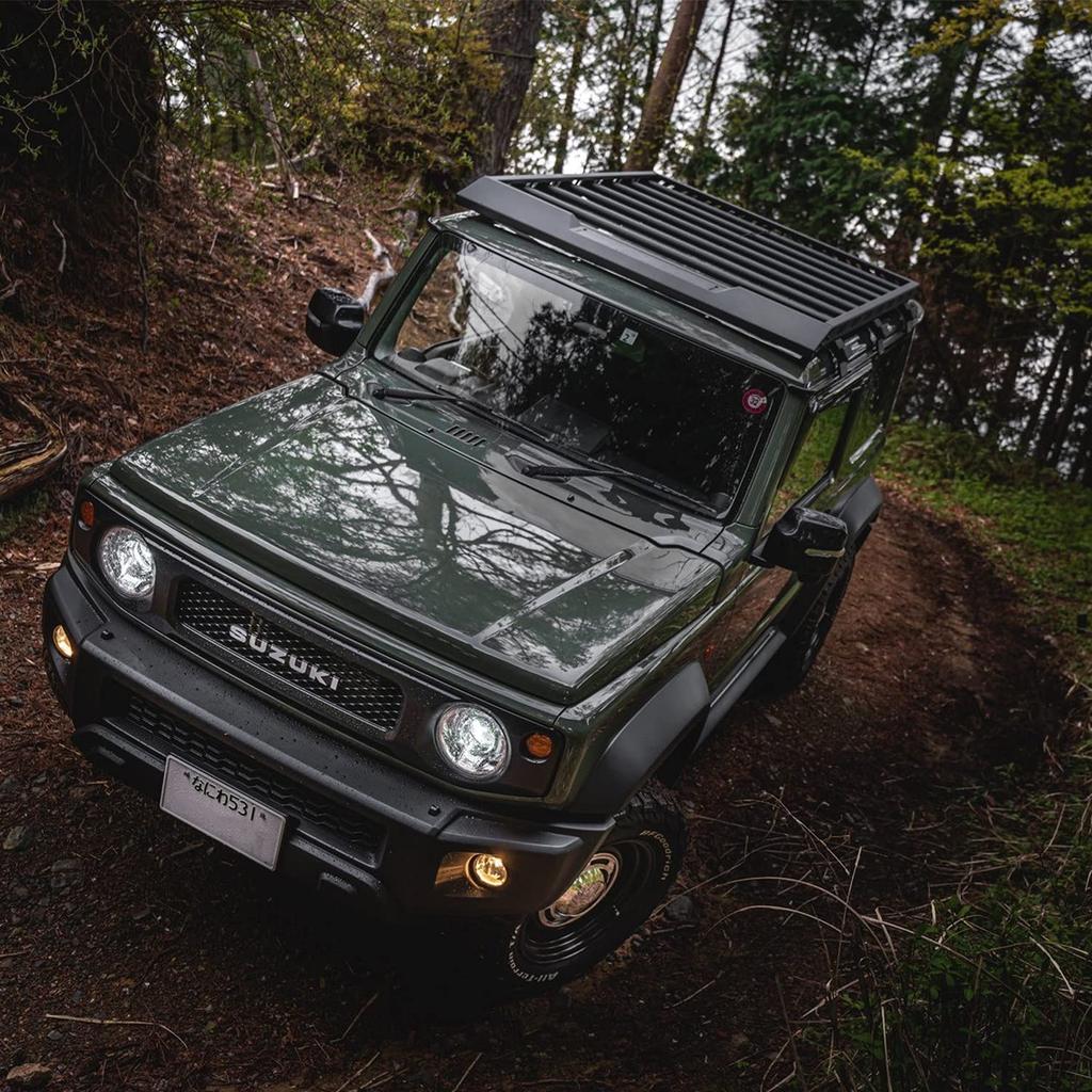 New Suzuki Jimny Roof Carrier Jimny JB64 Sierra JB74 Roof Rails Roof Box Lightweight Black Exterior Parts Custom Accessories 2018-2025