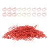100pcs Fruit Paper Clips Cute Bookmark Pare Clips Portable Funny Small Paper Clips with Transparent 