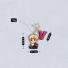 BTS Uniform Cartoon Keychain with Colorful Name Tag & Star Charm, Bangtan Boys Cartoon Figure Keyring, Kpop Idol Bag Pendant for ARMY Fans
