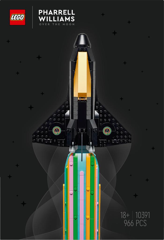 LEGO Pharrell Williams Moon World Toy, Birthday Gift, Building Blocks, Mother's Day, Father's Day, Men, Women, Space, 10391