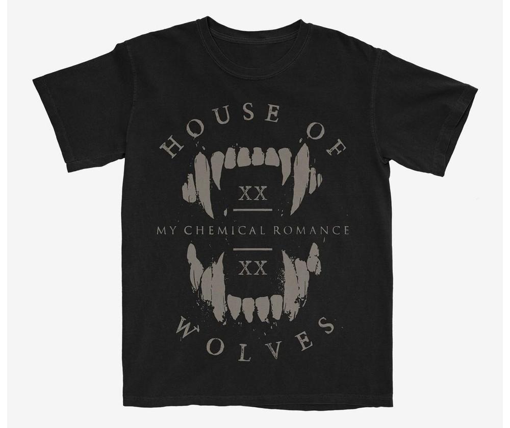 Футболка My Chemical Romance House Of Wolves Унисекс Размер S-5XL Унисекс Футболка XL