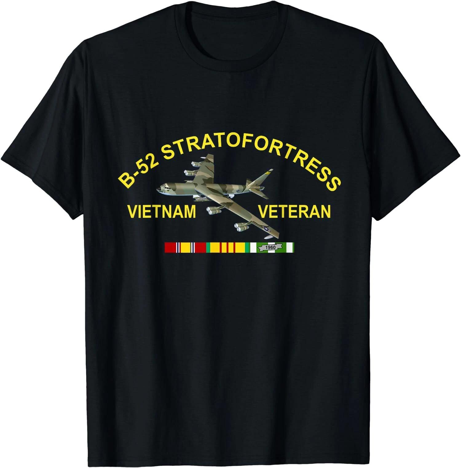 B-52 Stratofortress Specs B-52 Bomber Vietnam Veteran T-Shirt M