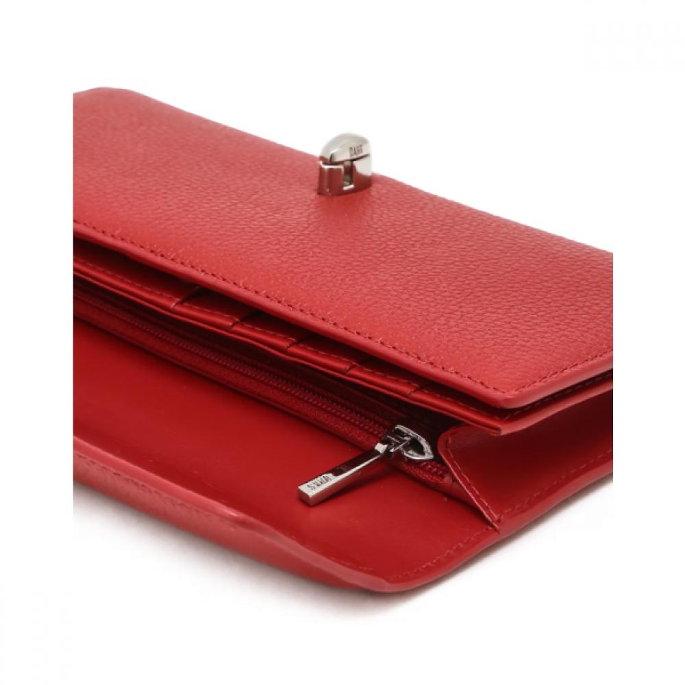 Daks Leather 3 Fold Wallet Red Dcwa6f581r2