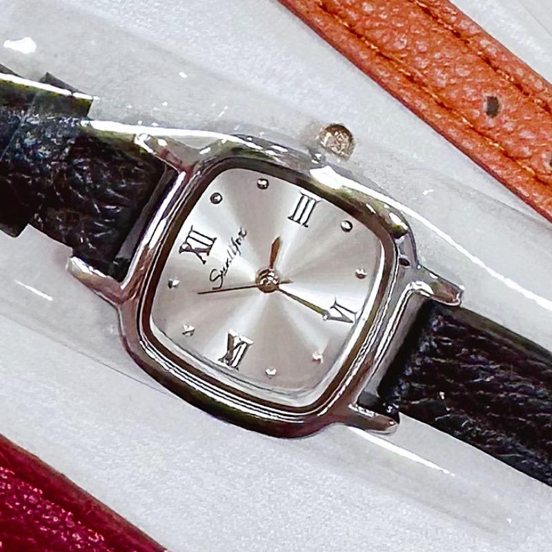SUNLIFEX Square Small Dial Literary Fashion Versatile Simple Temperament Women's Quartz Watch