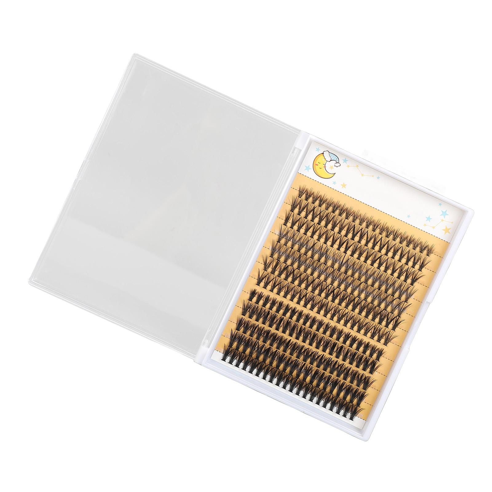 

Lash Extension Kit with Tweezer 2ml Bond and Seal 240pcs Clusters Easy To Apply Long Lasting Individual Eyelash Kit