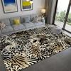 Luipaard- en Zebraprint Tapijt Antislip Wasbaar Flanel Gebiedskleed voor Huis Woonkamer Slaapkamer Tapijt Eetkamer Keuken Vloermat