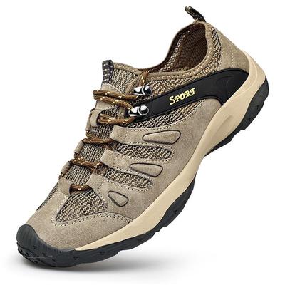 Large Size Genuine Leather Men Casual Shoes Suede Leather Shoes Men Sneakers Breathable Outdoor Shoes Men Walking Trekking Shoes
