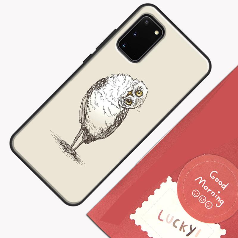 Süße Eule Cartoon Handyhülle Für Samsung Galaxy S23 S26 Ultra S20 S21 S22 S24 S25 Plus S10 S25 FE Hülle Schale