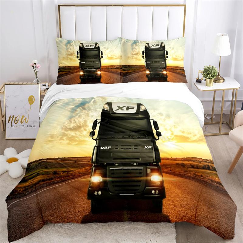Daf Truck Casal Bedding Se Duvet Cover Collection With Pillowcase Home Textile Twin Full Queen King ChildrenS Gift