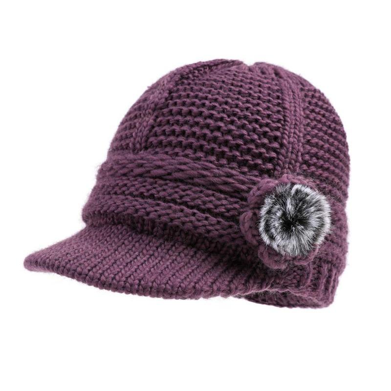 Autumn and Winter Hat Women's Winter Wool Hat Hat Fleece Hat Women's Hat Mother-in-law Hat