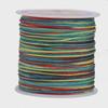 Buntes, handgefertigtes Armbandseil mit Farbverlauf und Jade-Farbton – 100 m geflochtene DIY-Kordel für Anhänger