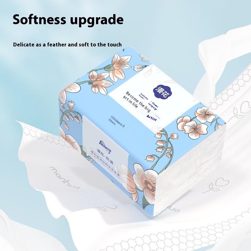 Drawing Paper Household Toilet Paper Affordable Pack Napkins Thickened 5 Layers of Paper Towels Napkins Napkins Facial Tissues