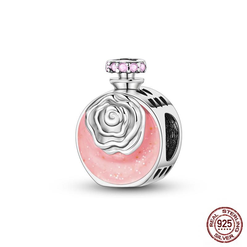 Daily Articles Copper Pink Perfume Charms Camera Dumbbell Smart Watch Beads Fit Original Bracelets Diy Jewelry Gift