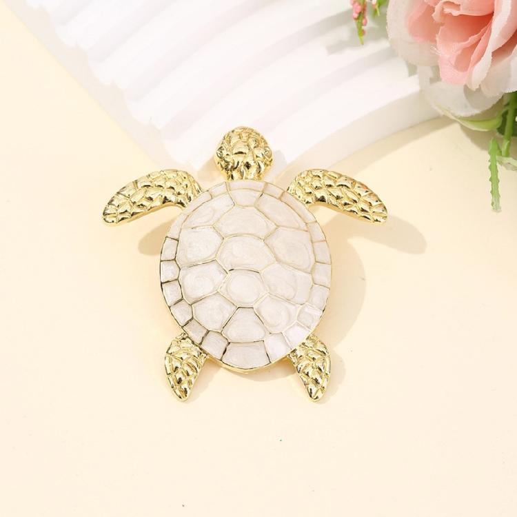 Unique Tortoise Design Brooch Lightweight Alloy Jewelry Lapel Pin For Business Outfit Birthday Gift