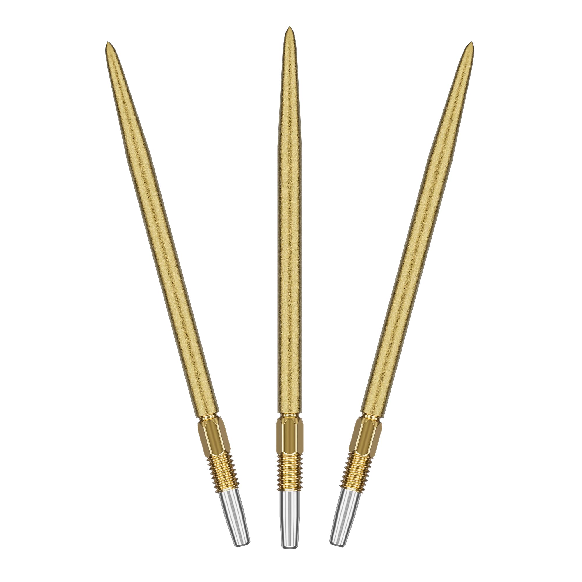 

TARGET Darts Swiss Point SLK Luke Littler Наконечники для дартсу З грубою текстурою Запасні сталеві наконечники для дартсу Професійні аксесуари для дартсу (Набір 3) 35мм/42мм – золотий