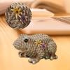 Animal Frog Figurine Shelf Decor Resin Crafts Collectible 12x7x9 Cm for Home Car Indoor