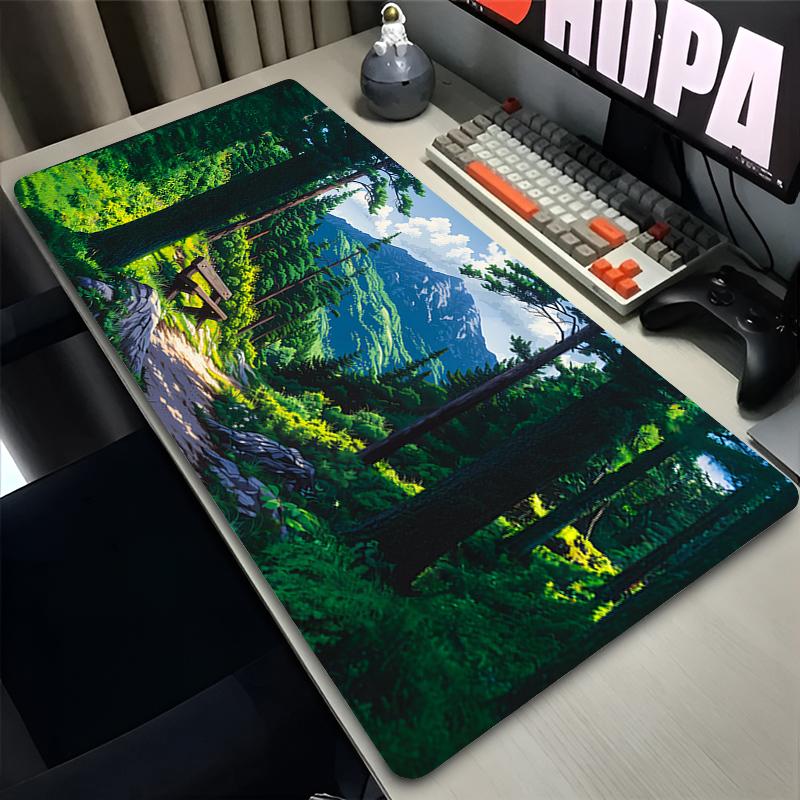 Mouse Pad Gamer XXL Custom Mouse Mat Desk Mats Japan Anime Scenery Table of Office Carpet Gamer Natural Rubber Mice Pad Mousepad