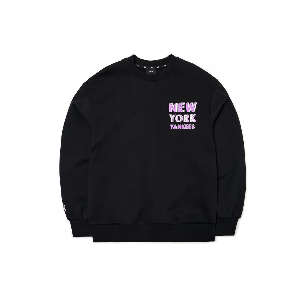 New MLB New York Yankees Sweatshirt Unisex Black 3AMTB0914-50BKS