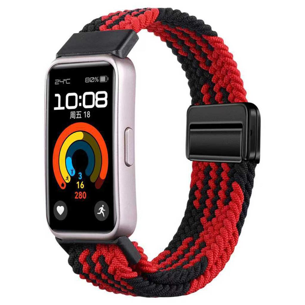 Nylon Strap For Huawei Band 10 9 8 Braided Comfortable Magnetic Buckle Adjustable Watchband Huanwei Band 10/9/8 Accessories Belt
