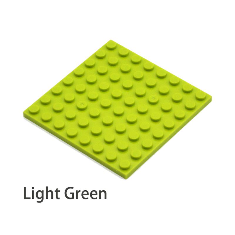 Bricks Toys DIY Educational Creative Compatible Brand Thin Dots 10pcs Building Blocks Figures 8x8 12Color Size With for Children