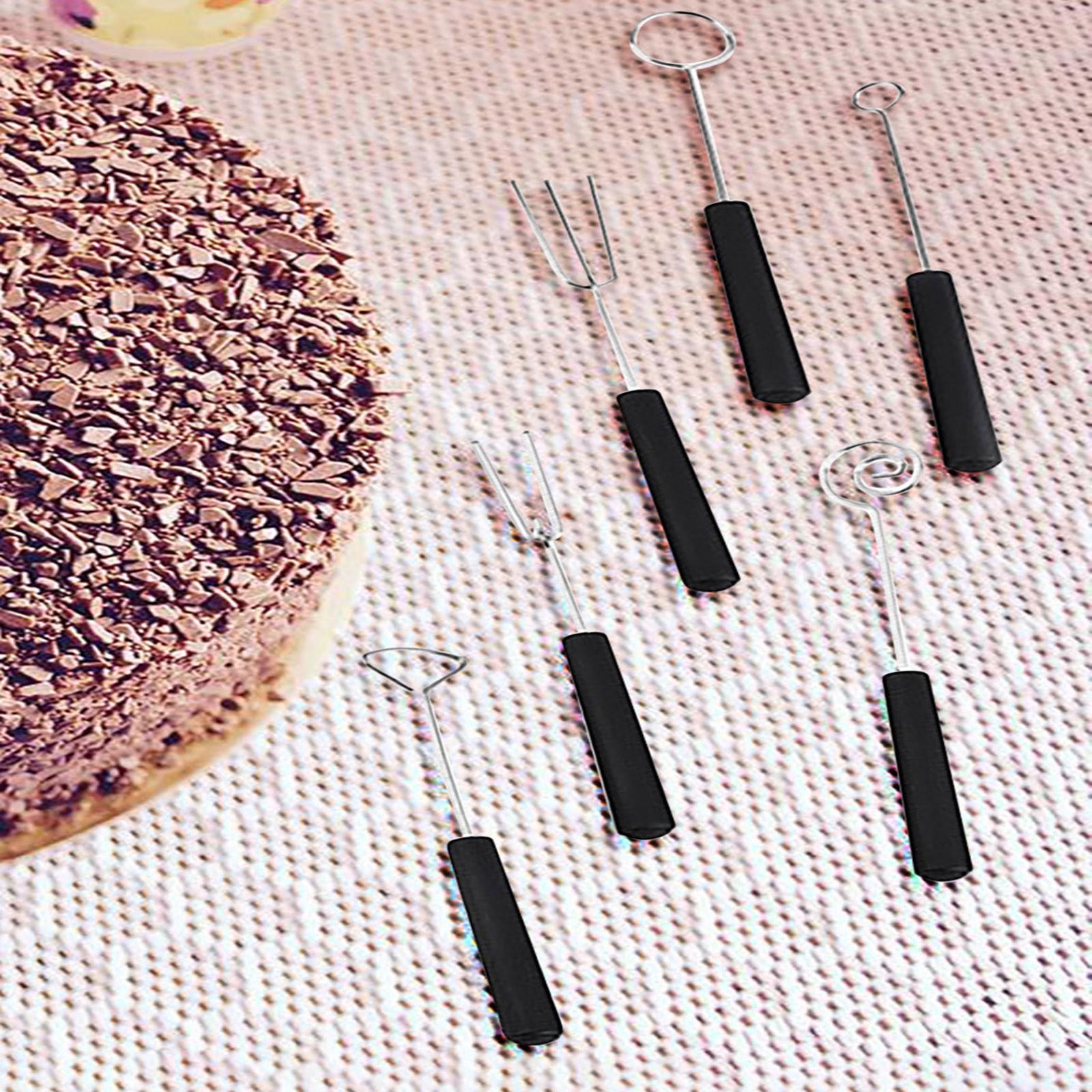 

Набор вилок для окунания в шоколад, 6 шт., Кондитерские изделия, Вилка для барбекю чёрный