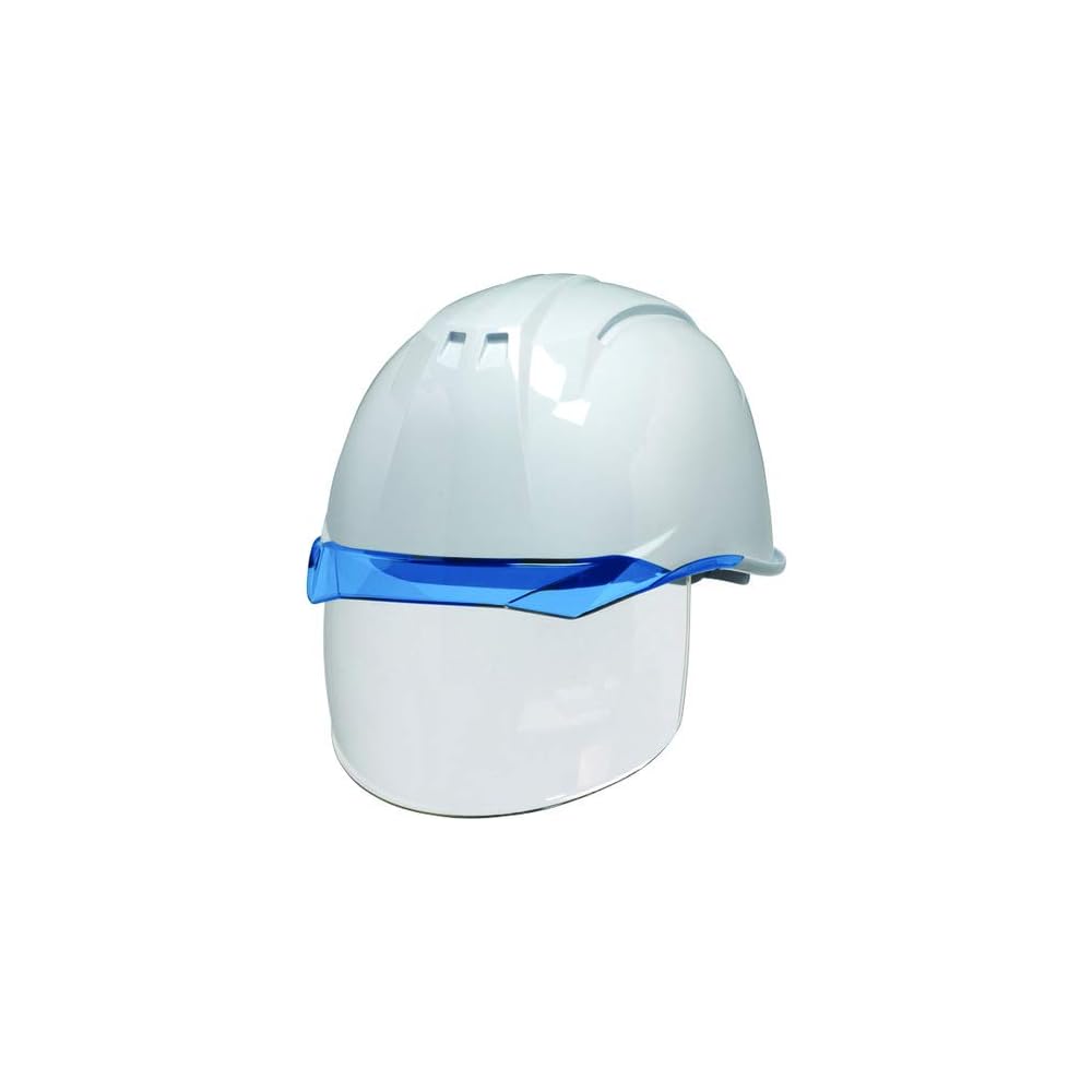 DIC AA11EVO-CS Clear Visor Helmet with Shield White Blue