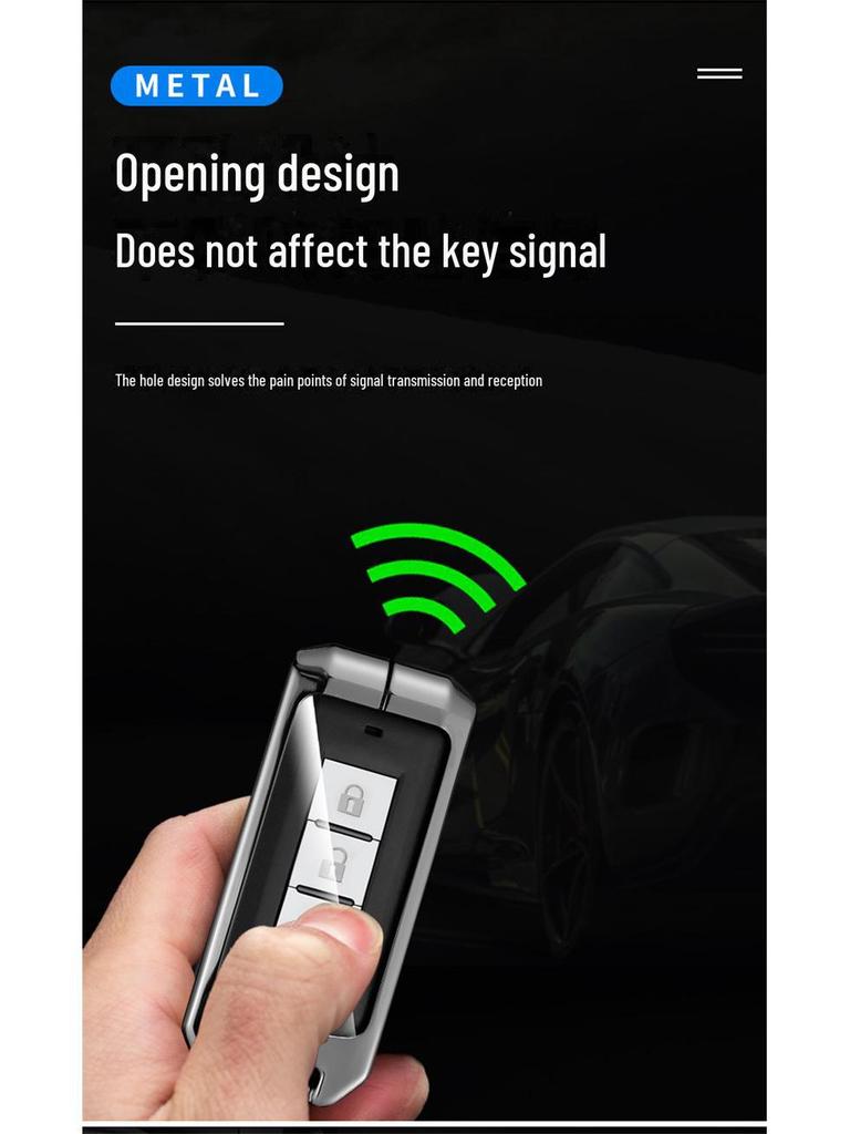 18 Mitsubishi Outlander, 21 Jinxuan ASX, Yige Yishen Metalowy Pokrowiec na Kluczyk Samochodowy i Klamra