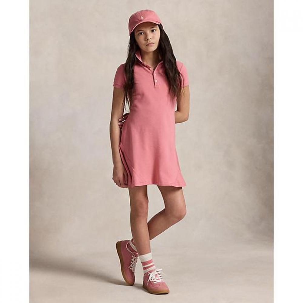 Polo Ralph Lauren Girls Stretch Mesh Polo Dress 7 16 Years S