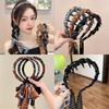 Country-style Floral Braids Hair Ties Hair Bands Ribbons Bows Braided Hair Bands Toothed Headwear