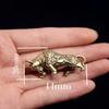 Brass Lucky Bull Statue, Copper Animal Figurine for Home & Office Desk Decor, Wealth Bring Ornaments