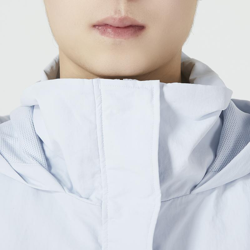 Puma Running Sports Loose Mid-Length Hooded Jacket Unisex Outerwear Ice-Blue 671607-21