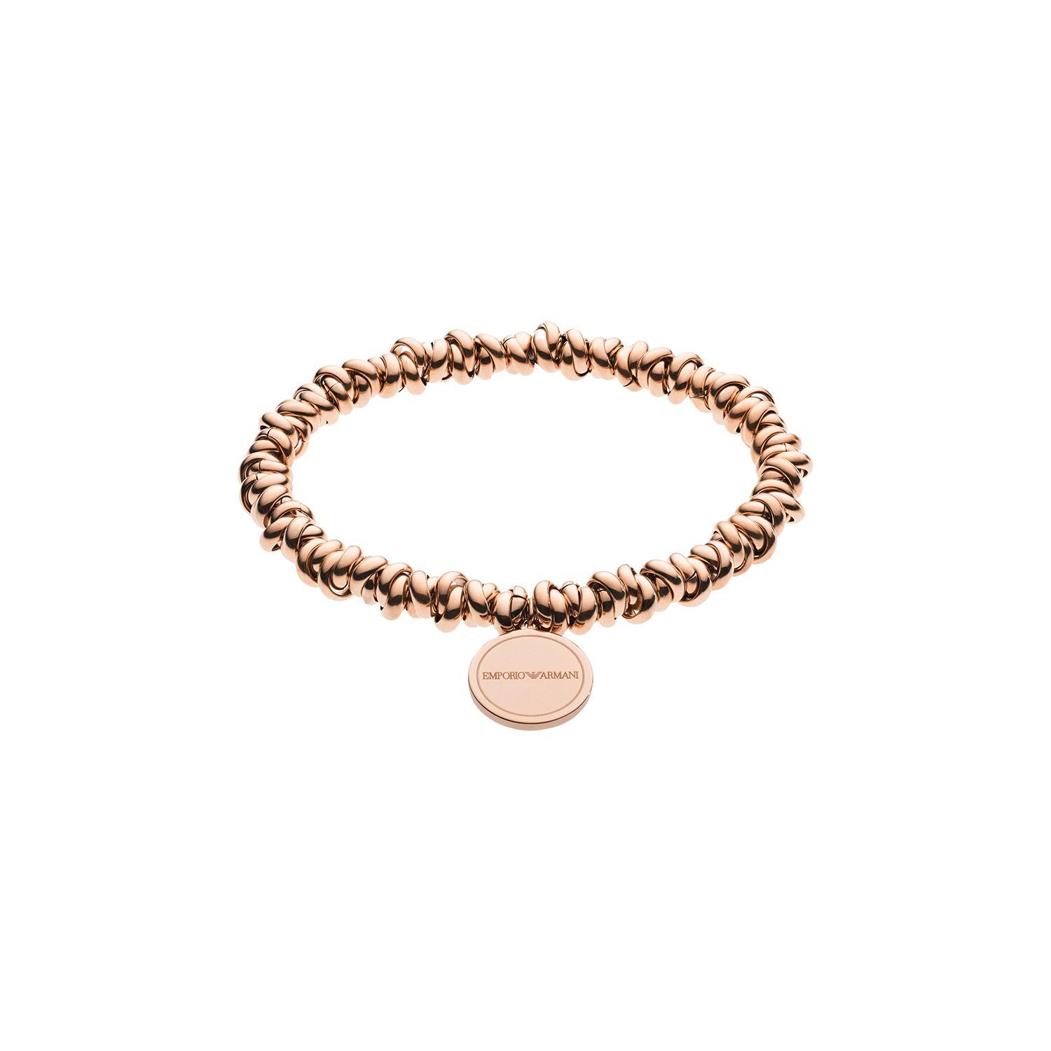 Emporio Armani Irregular Logo Eagle Bracelet Women bracelets Rose-Gold EGS2490221 Basic Packaging