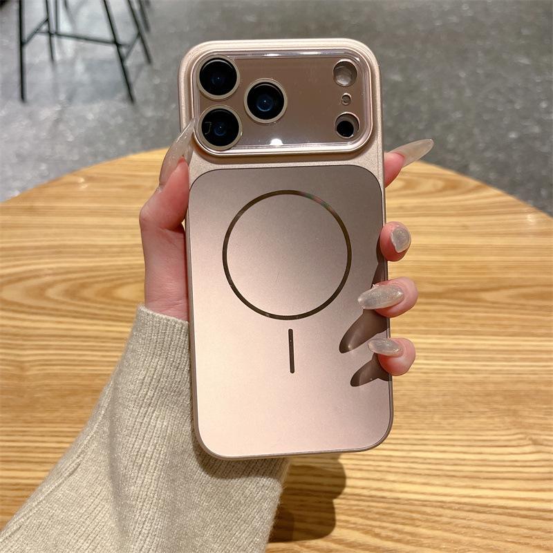 New Flowing Light Metal Case for iPhone 17/16 Pro Max; Magnetic Fit for iPhone 15/14/13 13 Pro