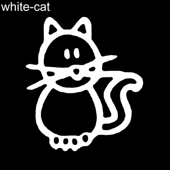 Funny Family Member Dog Cat Figure Pet Decor Car Sticker Decal for Window Door