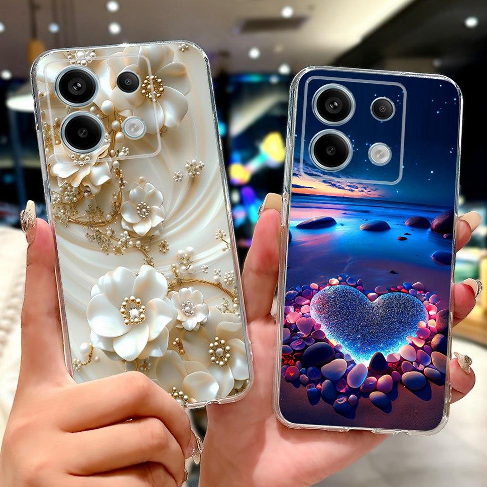 For Xiaomi Redmi Note 13 Pro 5G Case Fashion Butterfly Soft Silicone Phone Back Cover For Redmi Note 13 Note13 Pro Case Funda