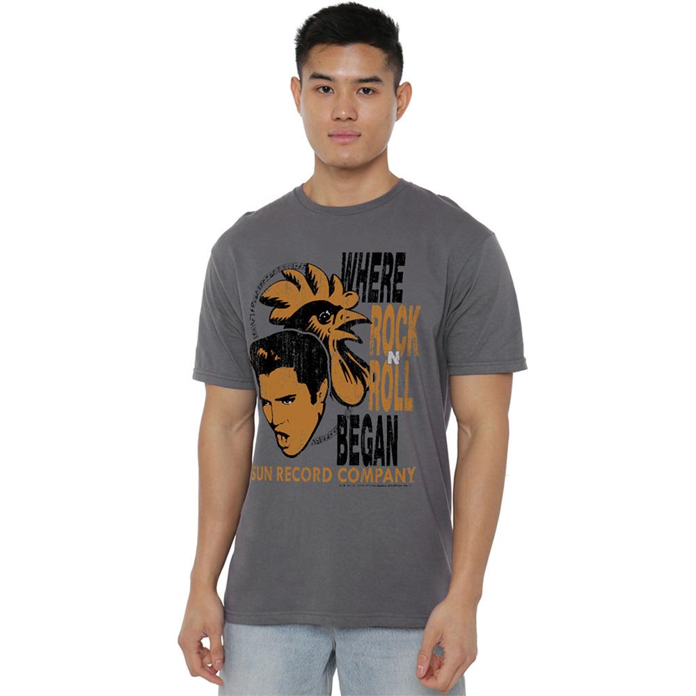 Elvis Presley Unisex Adult Rooster T-Shirt