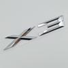 New 3D ABS Chrome Black Matte X3 Logo Nameplate Sticker Rear Trunk Emblem Badge Decals For BMW F25 E83 G01 M40i Car Accessories uo2