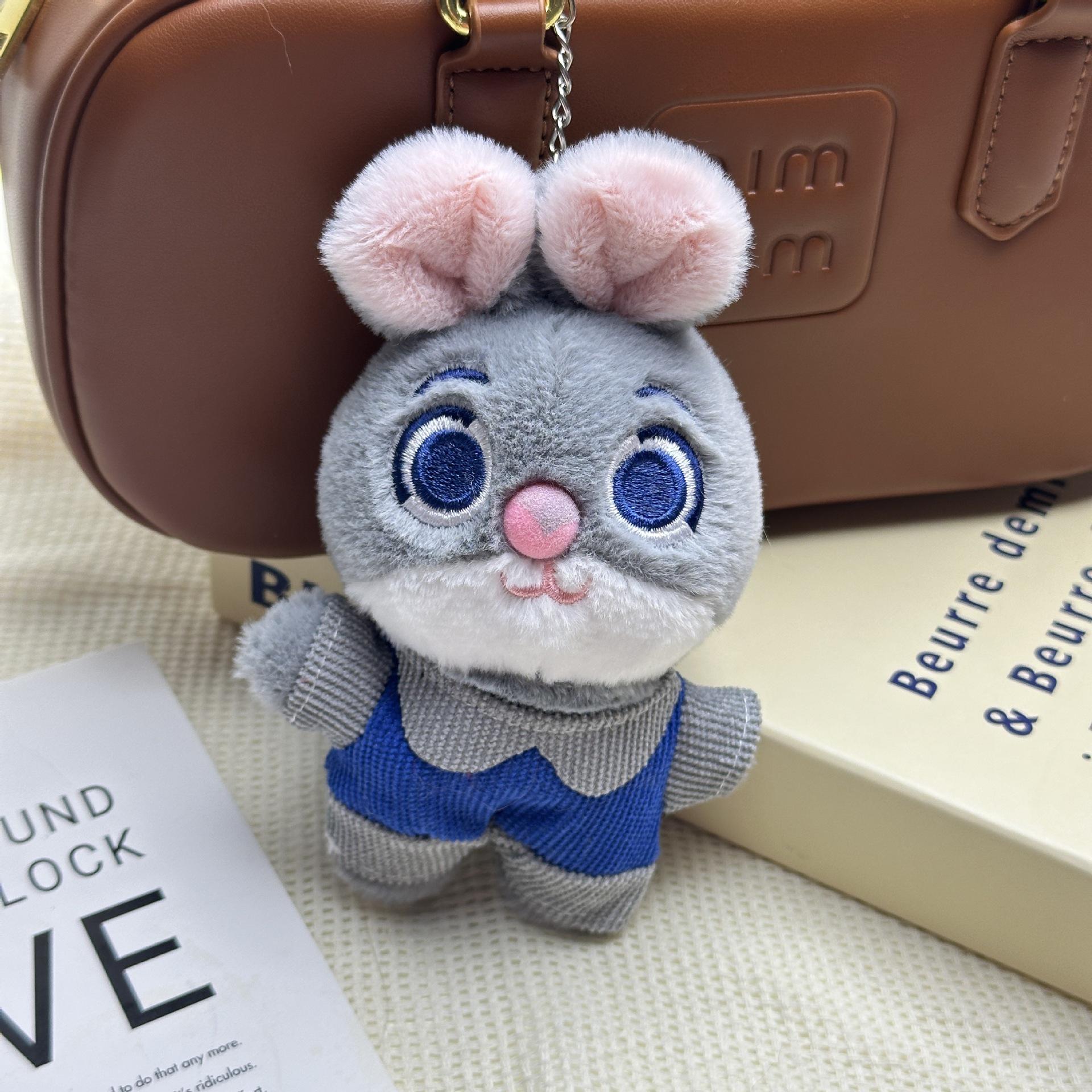 Zootopia Judy & Nick Plush Toy Pendant 13cm