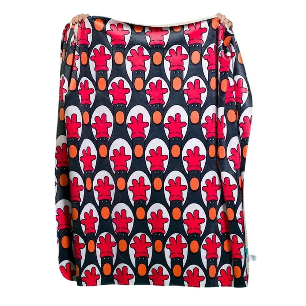 Wallace and Gromit Fleece Feathers McGraw Blanket