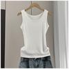 Anti-Armpit-Fat Cami Tank Top Ribbed Slim Fit Inner Wear For Suits Versatile Everyday Stretchy Slim Base Layer Soft Fabric Inner And Outer Wear Top