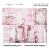 30sheets Vintage Floral Paper Base Decorative Background Paper Hand Made DIY Scrapbooking Craft Paper
