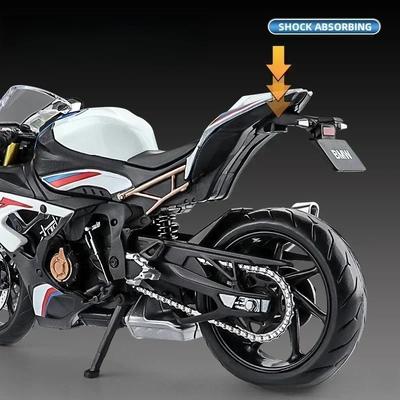 1:12 BMW S1000RR RSV4 RR1000 CBR 1000RR-R Suzuki GSX-R1000R Yamaha YZF-R1M ZX-6R Race Model Simulation Motorcycle Toy Collection