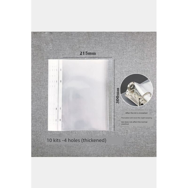File Bill Passport Birth Certificate Vaccine This File Bag Card Bag Storage Book Loose-Leaf A4 Manual Information Folder Protective Cover Zipper Bag