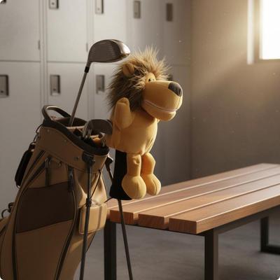 Cartoon Golf Headcover Soft Touch Club Cover Guarding Stuffed Animal