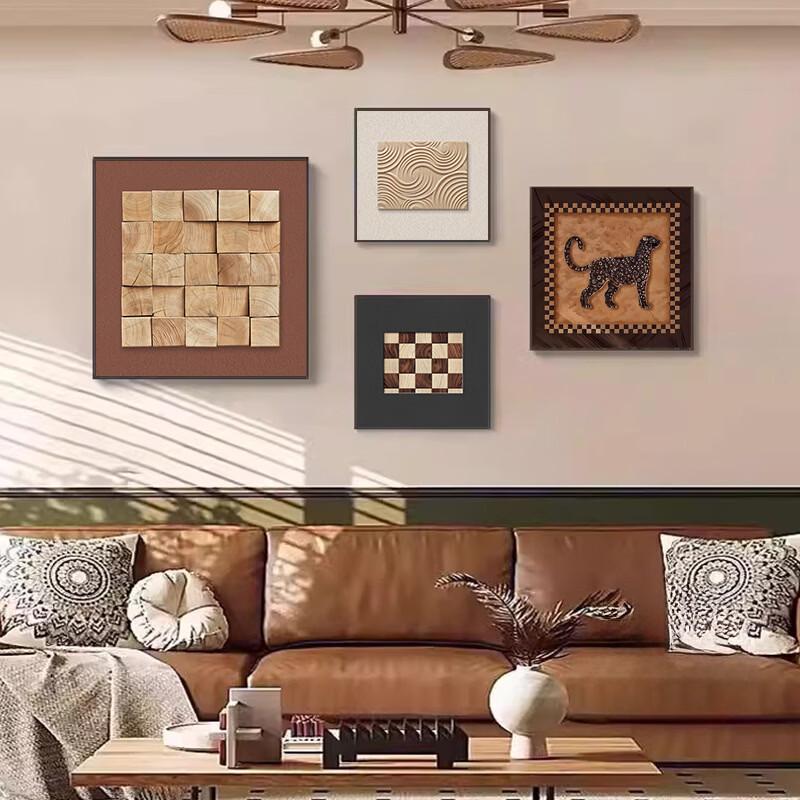 

Handun Vintage Retro Combination Decorative Painting